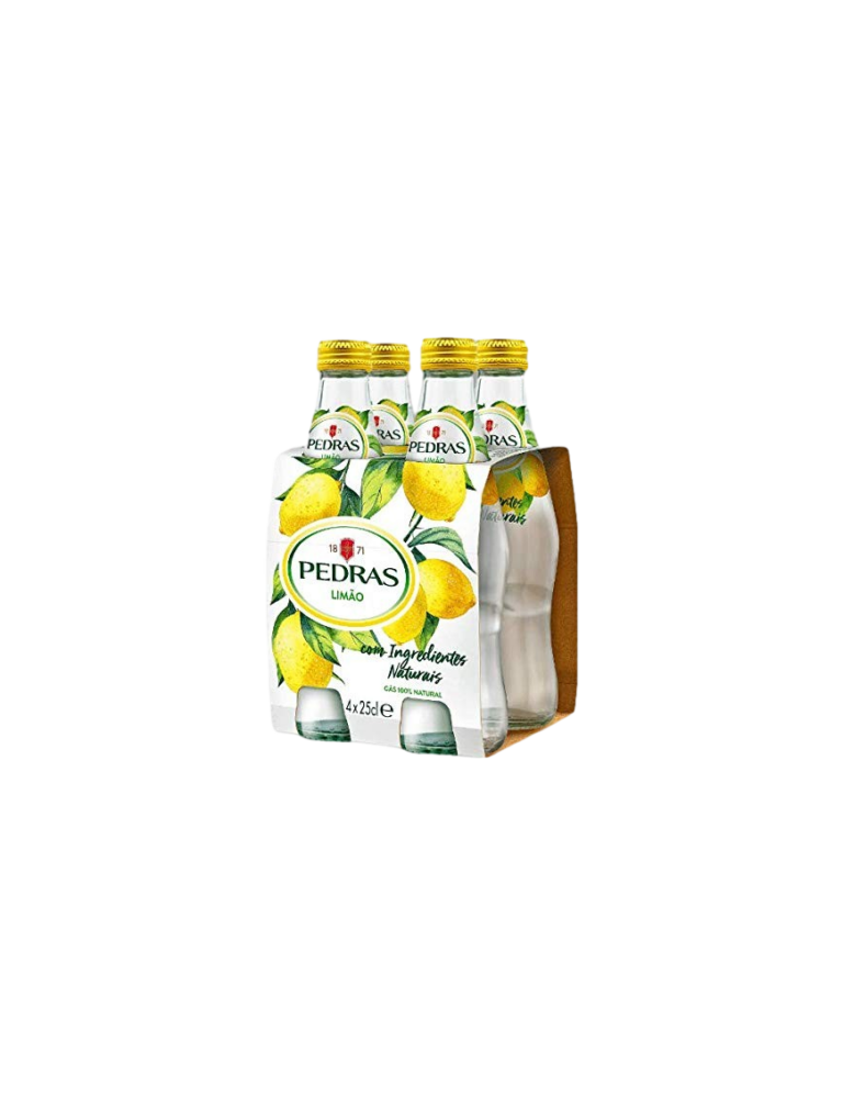 PEDRAS AGUA CON GAS DE LIMÓN 4X25CL