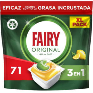 FAIRY MÁQUINA ALL IN 1 LIMÃO 71 CÁPSULAS