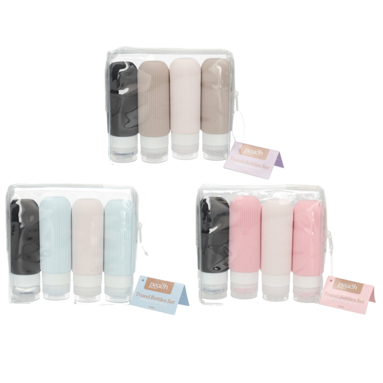 PEACH BEAUTY SET FRASCOS VIAGEM