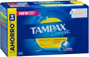 TAMPAX COMPAK REGULAR 34UDS