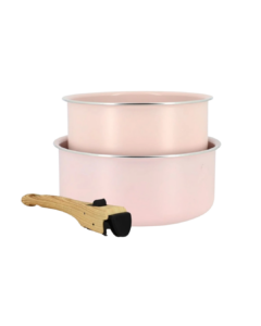 MENASTYL SET 2 CASSEROLES POIGNEE AMOVIBLE
