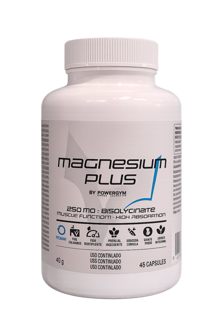 POWER GYM MAGNÉSIO PLUS 46 CÁPSULAS 40G