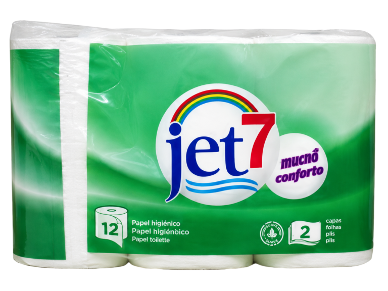 JET PAPEL HIGIÉNICO 2 CAMADAS 12 ROLOS