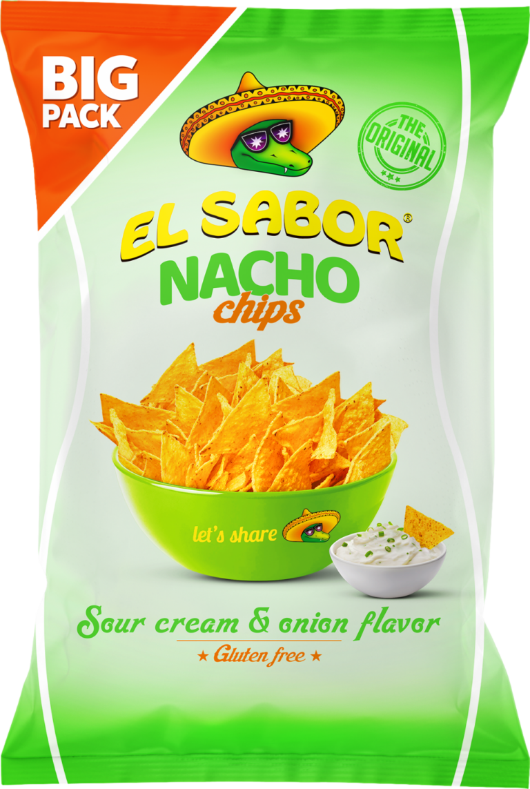 EL SABOR NACHOS SOUR CREAM 180G