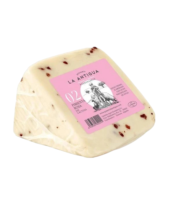 QUESO DE OVEJA PIMIENTA ROSA 200G