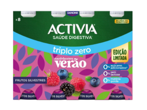 ACTIVIA IOGURTE LÍQ 000% FRUTOS SILVESTRES 8X155G
