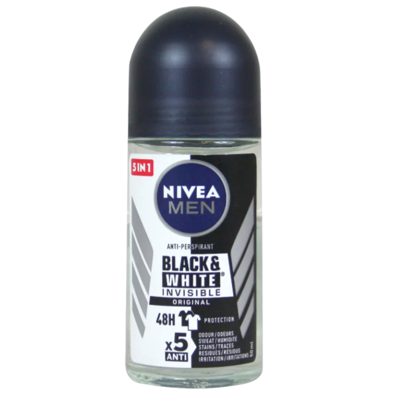 NIVEA DEO ROLL-ON MEN INVISIBLE B&W 50ML