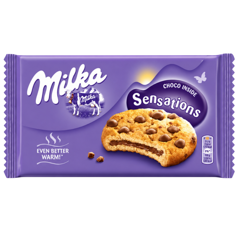 MILKA COOKIES SENSATIONS CŒUR CHOCO 156G