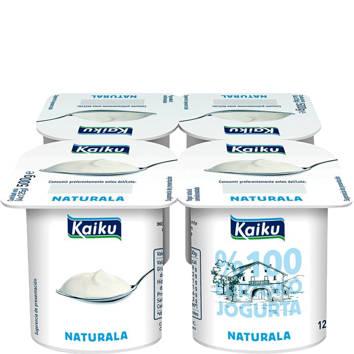 KAIKU IOGURTE NATURAL 4X125G