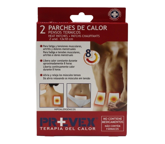 PREVEX PARCHE CALOR ALIVIO TENSIÓN 2U