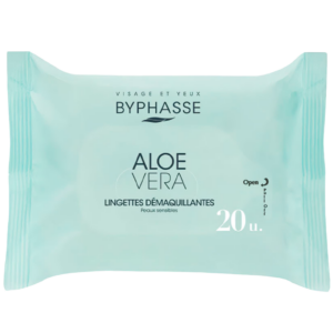 BYPHASSE LINGETTES DEMAQUILLANTES ALOE 20U