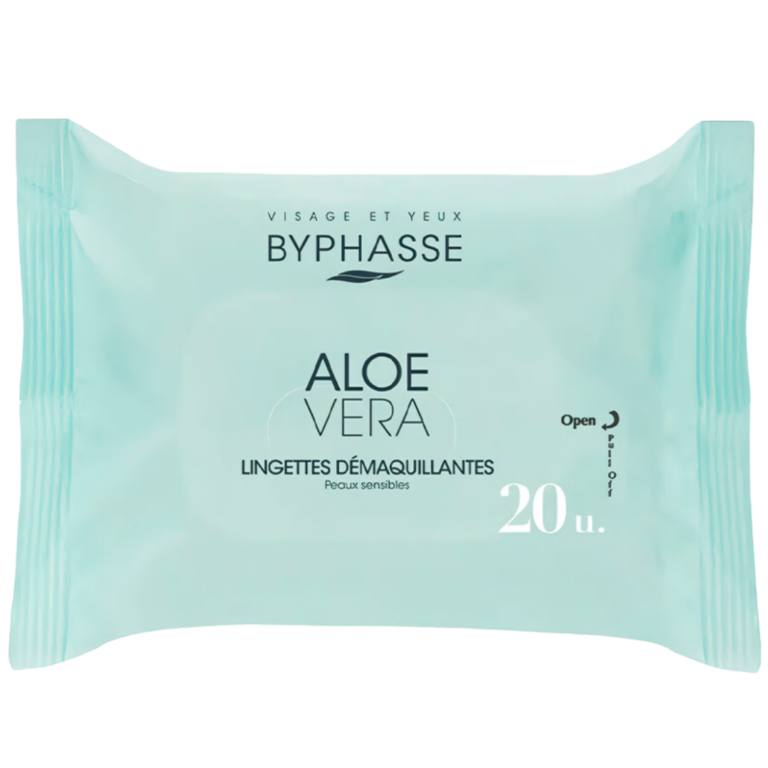 BYPHASSE LINGETTES DEMAQUILLANTES ALOE 20U