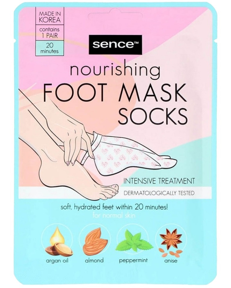 SENCE MASCARILLA HIDRATANTE PIES 18G