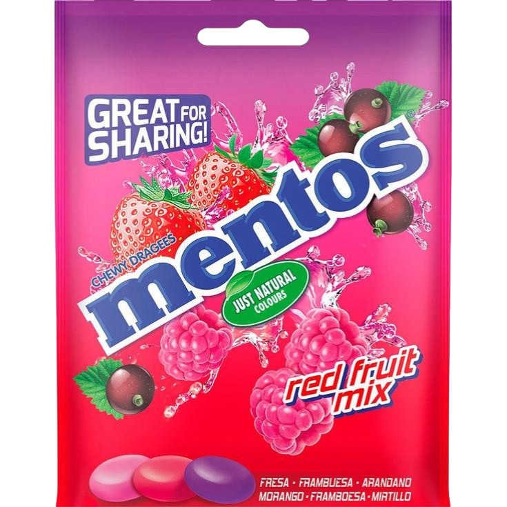 MENTOS BERRY MIX 160GR BOLSA