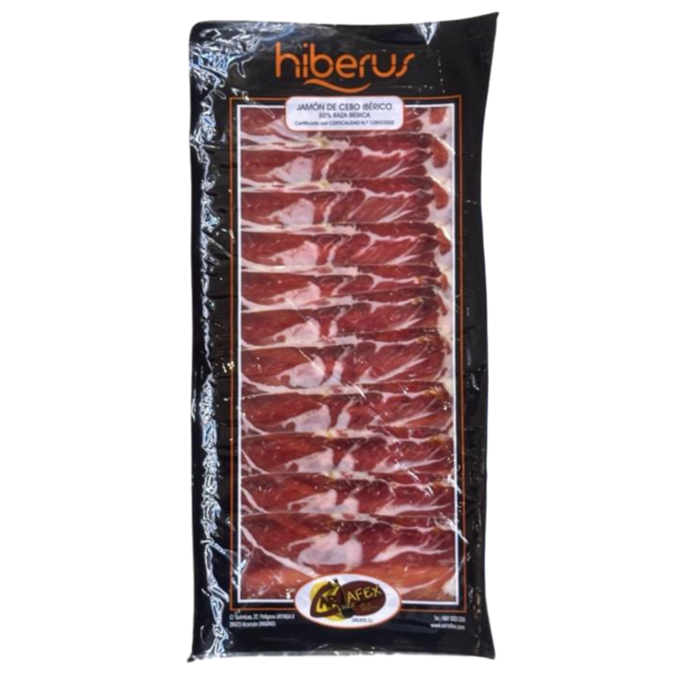 HIBERUS JAMBON IBÉRIQUE 50% TRANCHES 170G