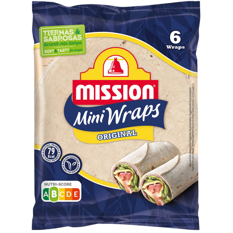 MISSION MINI WRAPS 150 GR