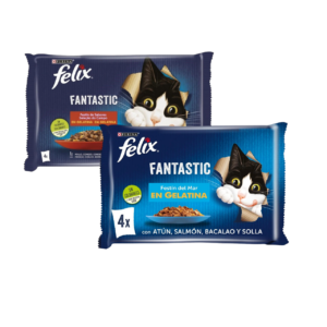 FELIX FANTASTICS CARNES/PESCADOS 4X85G