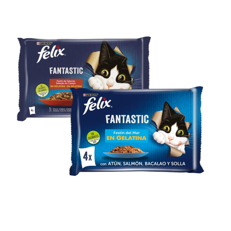 FELIX FANTASTICS CARNES/PESCADOS 4X85G
