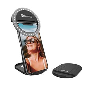IWOTTO ARO LUZ LED PARA TELEMÓVEL COM SUPORTE