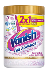 VANISH DÉTACHANT POUDRE OXI ADV BLANC 2X400G