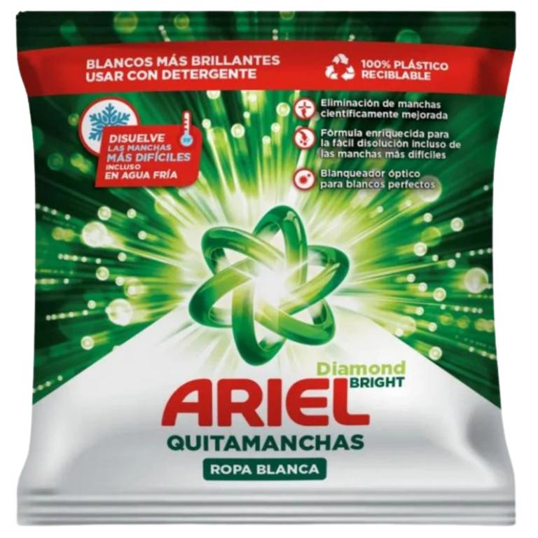 ARIEL PÓ TIRA-NÓDOAS ROUPA BRANCA 150G