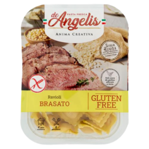 DE ANGELIS RAVIOLI AO BRASATO SEM GLÚTEN 250G