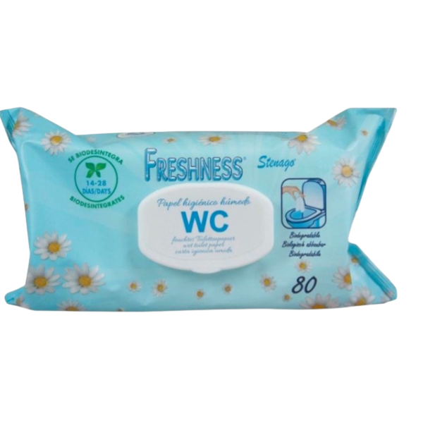 FRESHNESS PAPEL HIGIÉNICO HÚMIDO 15UN