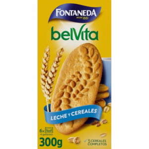 FONTANEDA BELVITA GALLETA LECHE Y CEREALES 300G