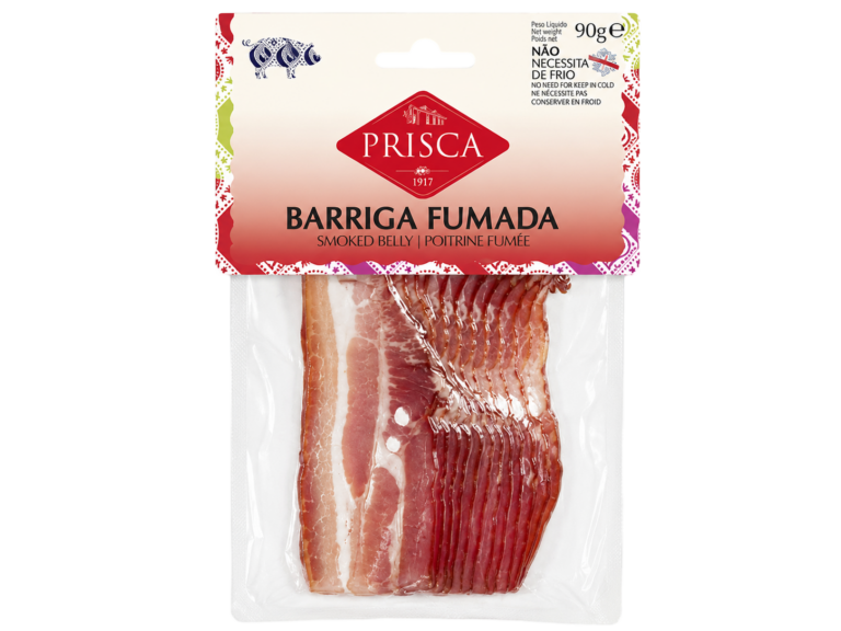 CASA DA PRISCA BARRIGA FUMADA FATIADA 90G