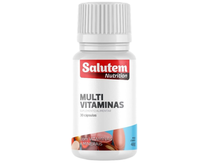 SALUTEM MULTIVITAMINAS 30 CÁPSULAS 48G