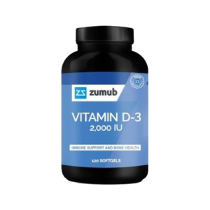 ZUMUB VITAMINA D-3 120 CÁPSULAS 83G