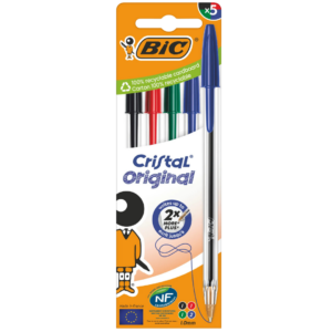 BIC STYLOS CRISTAL ORIGINAL 5U