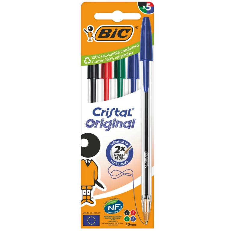 BIC STYLOS CRISTAL ORIGINAL 5U