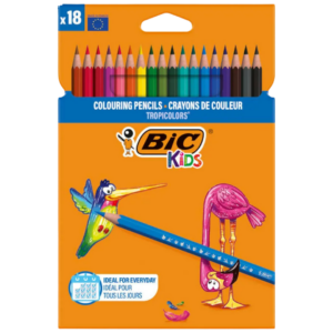 BIC KIDS CRAYONS DE COULEUR 18U