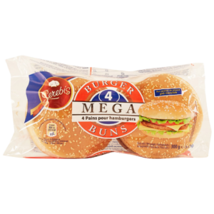 SEREBIS PAINS MEGABURGER AU SÉSAME 4U 300G