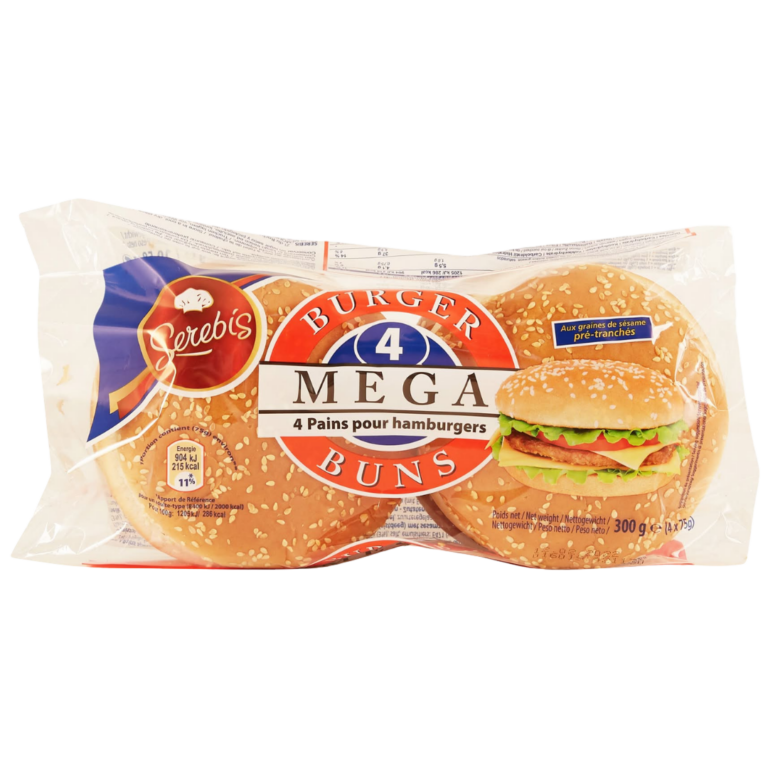 SEREBIS PAINS MEGABURGER AU SÉSAME 4U 300G
