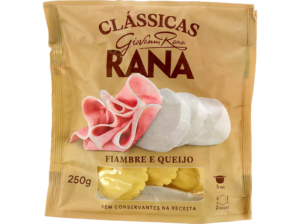 RANA RAVIOLI FIAMBRE E QUEIJO 250G