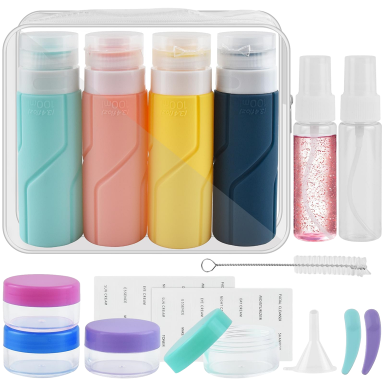 SET BOTELLAS VIAJE 4 UNIDADES