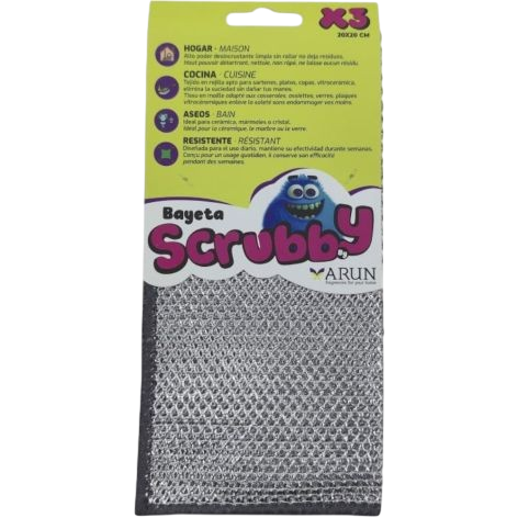 ARUN BAYETA SCRUBBY DESINCRUSTANTE 3UD