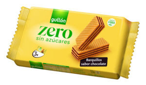 GULLÓN WAFER DE CHOCOLATE SEM AÇÚCAR 60G