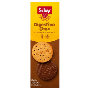 DR SCHAR BISCUITS DIGESTIVE CHOC 150G