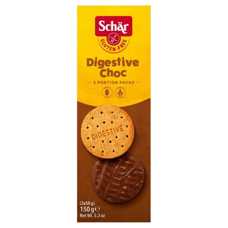 DR SCHAR BISCUITS DIGESTIVE CHOC 150G