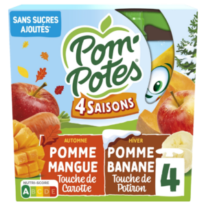 MATERNE POM POTES 4 SAISONS 4X90G
