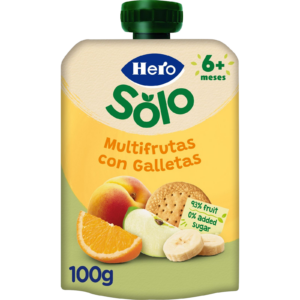 HERO SAQUETA MULTIFRUTOS COM BOLACHAS 100G