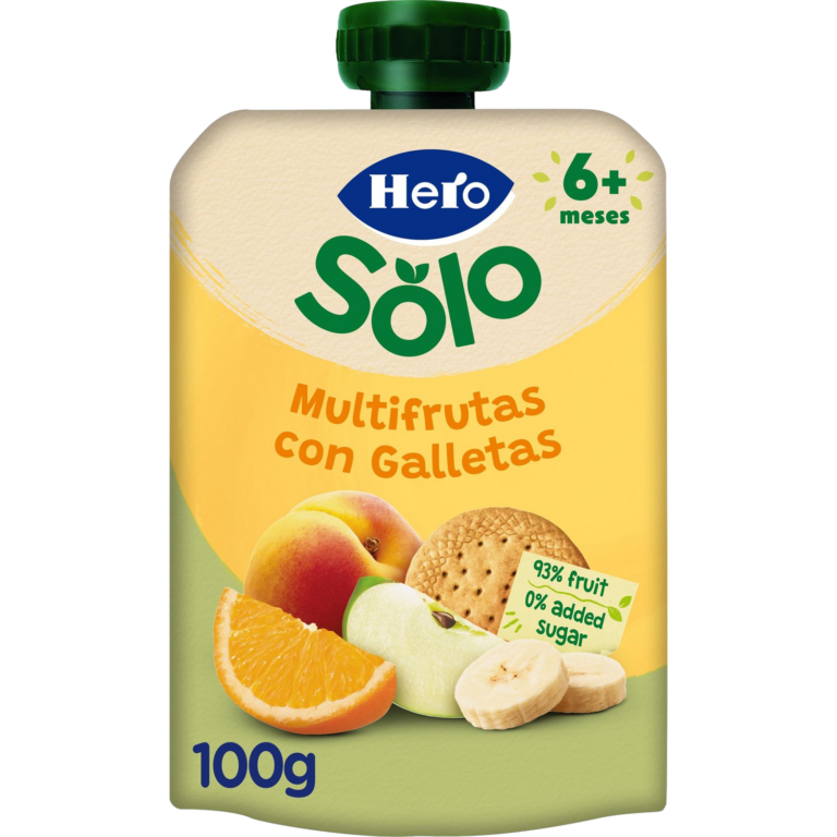 HERO SAQUETA MULTIFRUTOS COM BOLACHAS 100G