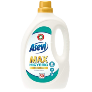 ASEVI DETERGENTE LÍQUIDO MÁXIMA HIGIENE ELIMINA OLORES 50 DOSIS