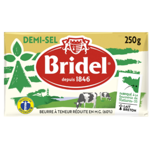 BRIDEL BEURRE DEMI SEL 250G