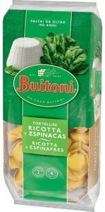 BUITONI TORTELLINI DE RICOTA E ESPINAFRES 230G