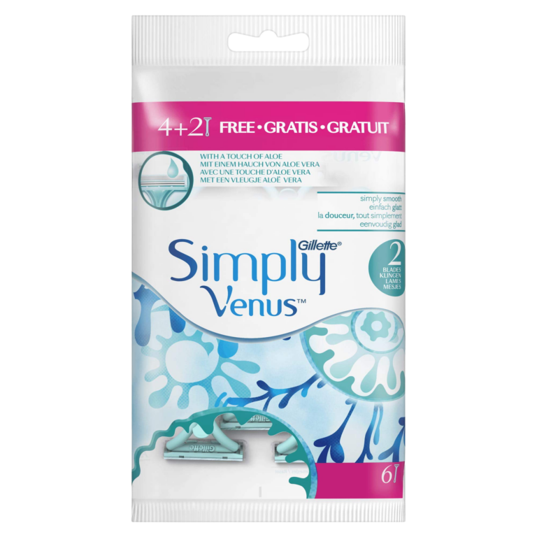 GILLETTE VENUS VENUS SIMPLY 2 MÁQUINAS DESCARTÁVEIS 6UN