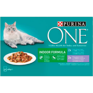 PURINA ONE INTERIOR EM SALSA ATUM 4X85G